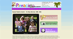 Desktop Screenshot of pinnaclepediatricdentistry.com